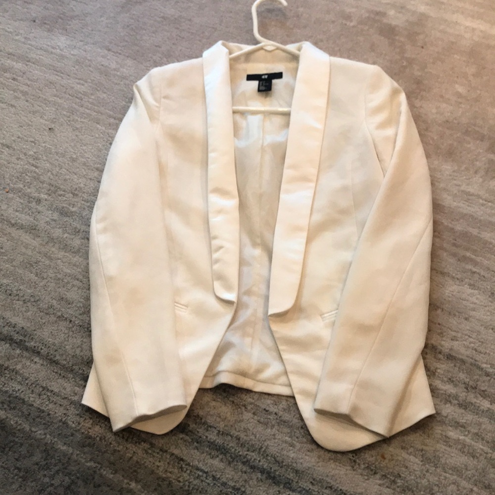 White blazer